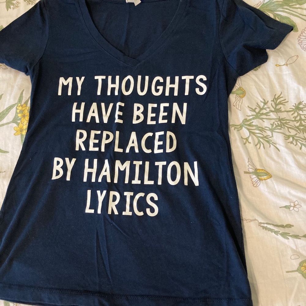 vneck hamilton women’s shirt